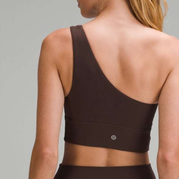 NWT Lululemon Align Asymmetrical Bra *Light Support, A/B Cup Espresso Size 10 - Picture 9 of 10